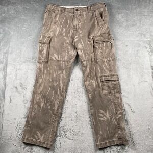 Hollister Pants Mens 33x32 (fit 35x29) Camo Straight Heavyweight Cargo Skater